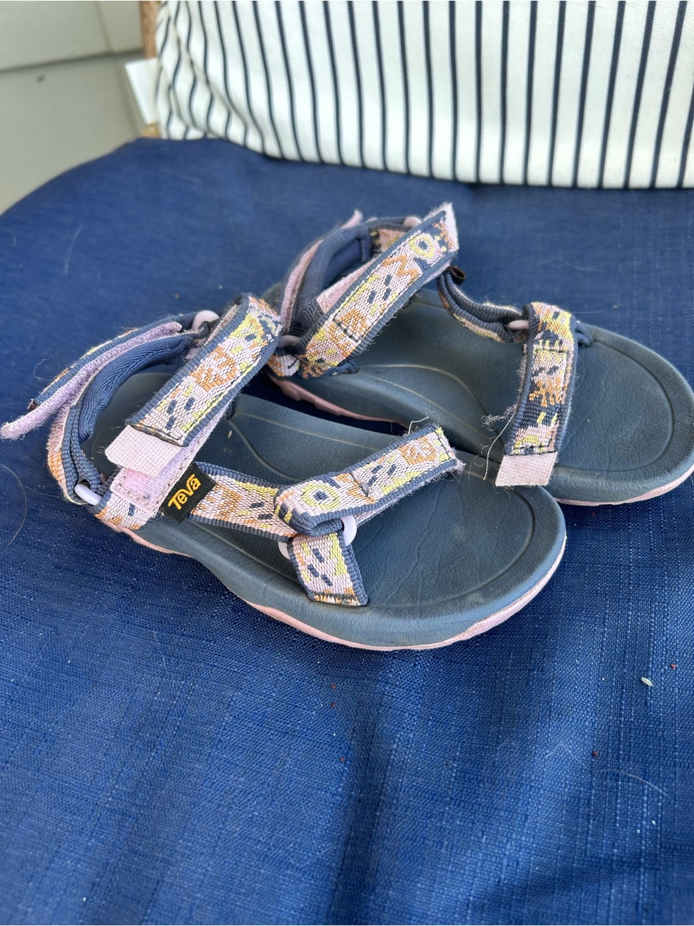 Teva Kids Hurricane XLT 2 Sport Sandals Modern Nature Lupine Pink Purple